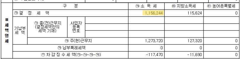 원천징수영수증